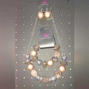 Paparazzi Jewerly-Necklace, Earrings and Bracelet